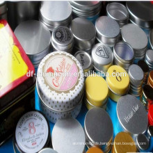 Bocal / bidon en aluminium à vente chaude pour l&#39;emballage de crème cosmétiques